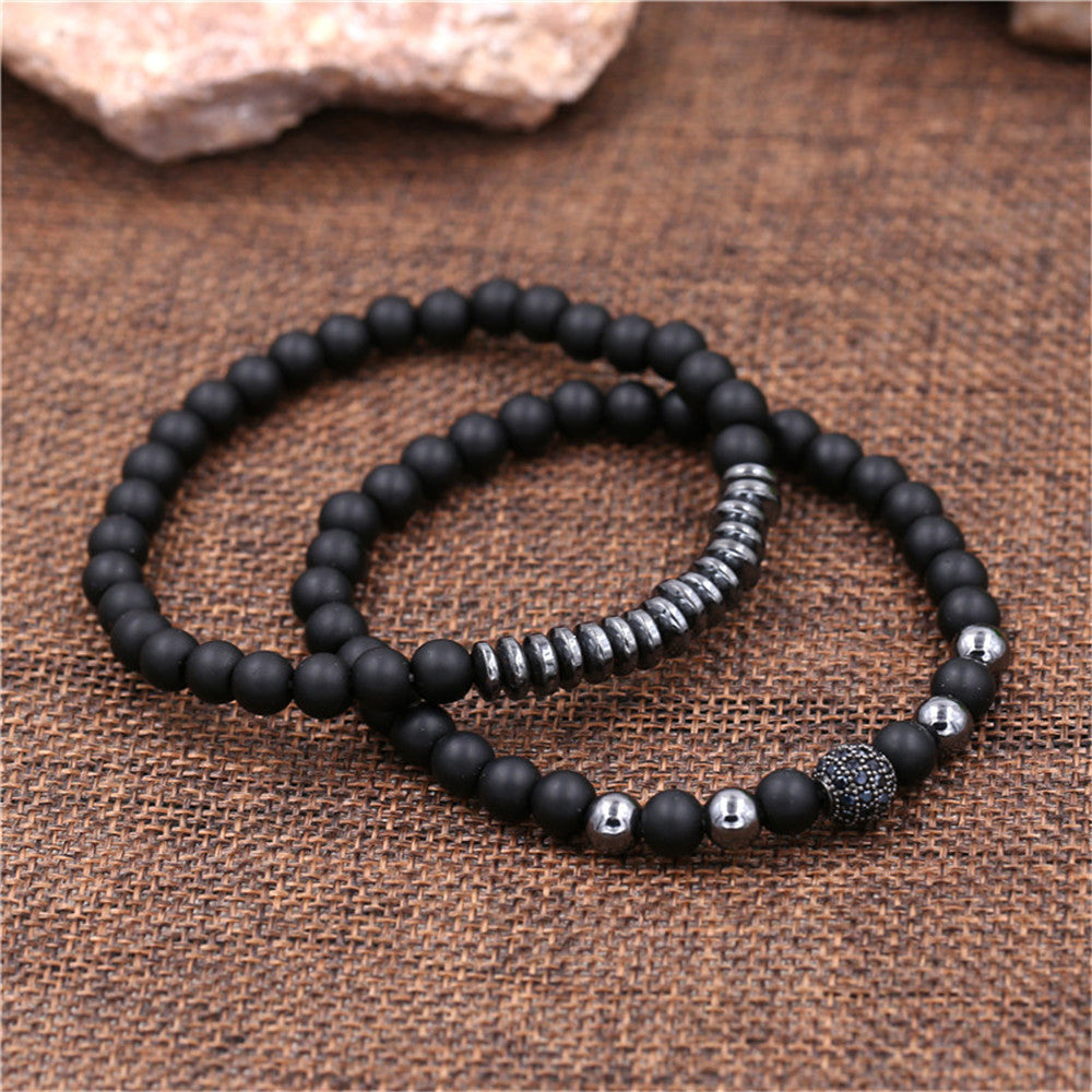 Alloy beaded bracelet