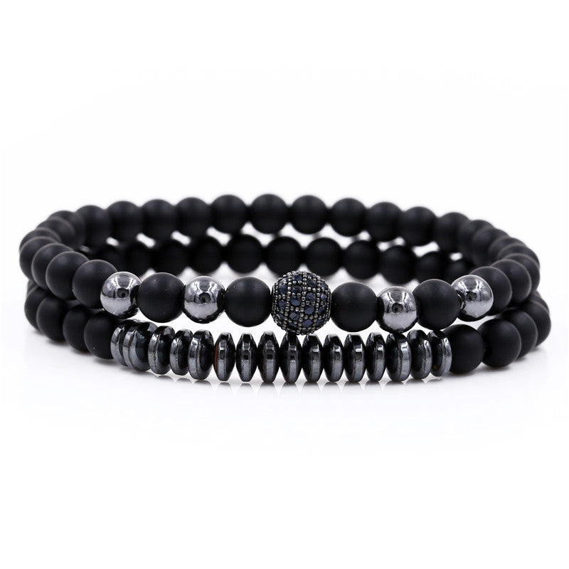 Alloy beaded bracelet