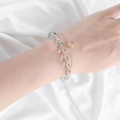 Natural Green Ghost Bracelet Female Ins Niche Design
