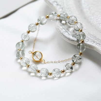 Natural Green Ghost Bracelet Female Ins Niche Design