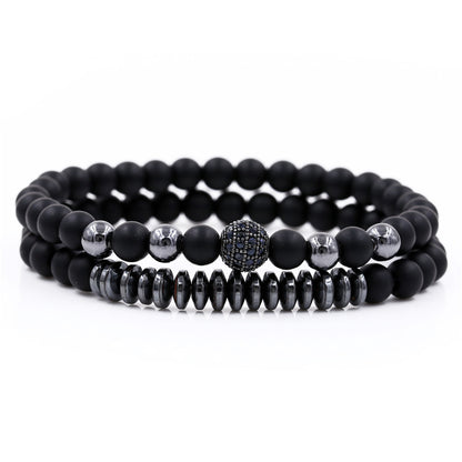 Alloy beaded bracelet